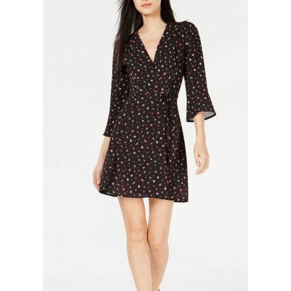 French Connection 71KPU - Bell Sleeve Floral Casual Dress - Size 6